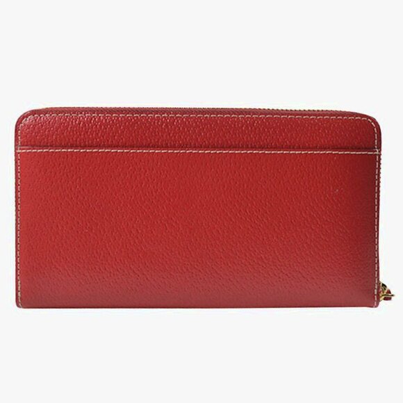 Kate Spade Neda Wellesley Red Zip Around Wallet WLRU1153 Original R$158 Pre-Own - Picture 5 of 5